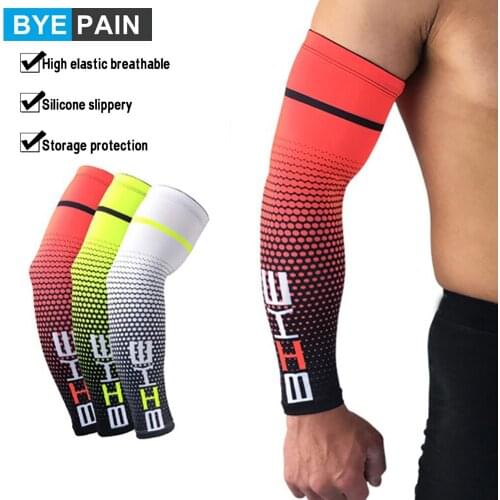 2Pcs Golf Basketball Football Arm Sleeves Cooling Arm Compression Sleeve Suit for Cycling Driving Running
