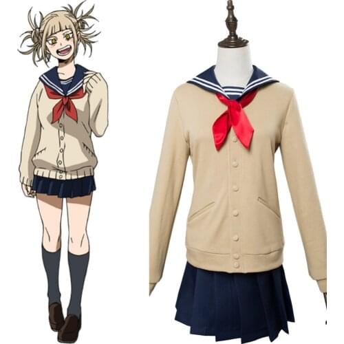 Boku no Hero Akademia My Hero Academia Cosplay Himiko Toga Cosplay costume Adult Women Full Sets Halloween Cosplay