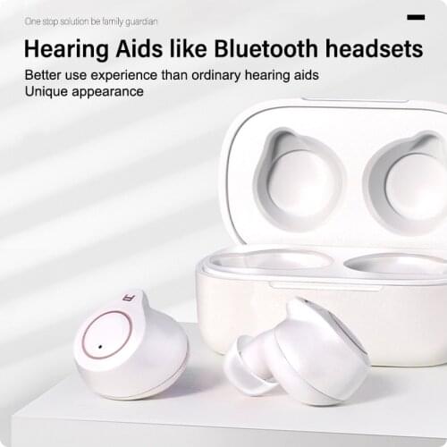 Best Hearing Aids Rechargeable Audifonos Hearing Device Digital Hearing Aid with Charging Case Sound Amplifier for Elderly
