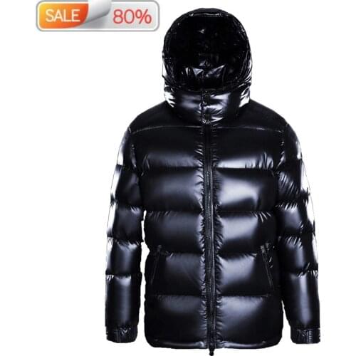 Winter Goose Hooded Thick Coat Puffer Jacket Men High Quality Mens Down Jackets 2020 M7YYFA001 B23116