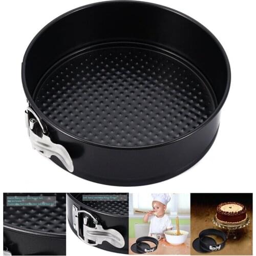New Non-stick Springform Pan Cheesecake Pan,Interlocking Leakproof Baking Cake Pan Bakeware with Removable Bottom