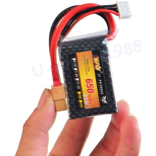Wholesae 1pcs Rc Lipo Battery 11.1v 650MAH 25c 3S For Nine Eagle 250 mini fixed-wing RC Helicopter Car Boat quadcopter
