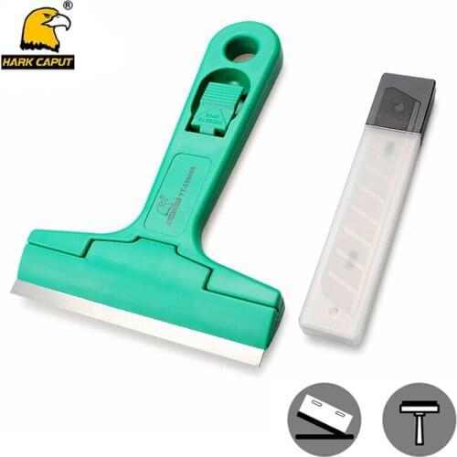 Portable Cleaning Shovel Knife For Floor Glass Tiles Scraper Removing Stains With 10pcs Spare Blades Multi Cleaning Hand Tools