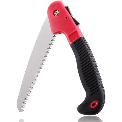 GTBL Folding Saw, with Safety Lock, Long Blade Hand Pruning Saw with Sharp and Hard Serrations and Comfortable Handle