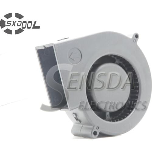 SXDOOL high quality 9733 9cm DC 12V 0.85A Strong wind 2 Wire Brushless DC Cooling Blower Fan Turbo blower