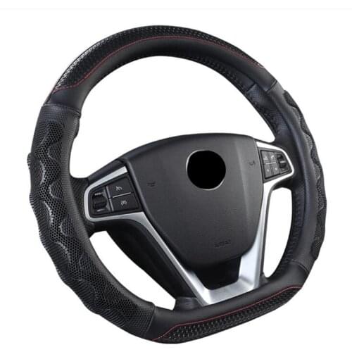 Fashion 4 Colors Durable Braid On D Shape Steering Wheel Cover For VW GOLF 7 2015 POLO JATTA Suzuki Swift 2018 2019 Nissan Rogue
