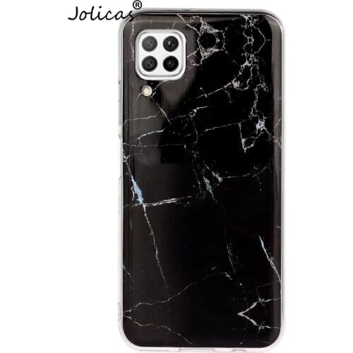 Black Smart Phone Covers For Huawei Nova 6 SE Casa Soft TPU Cover Huawi P40 Lite Nova 7i Y7P Pro 5G Y6 2019 Y6P Y5P Y5 E Y7 Case