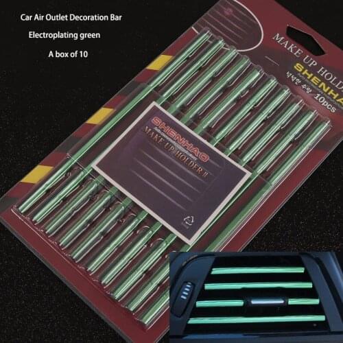 Car Air Outlet Decoration Strip Electroplate Car Decoration Strip Car Styling For Land Rover discovery 2 3 4 freelander 1 2