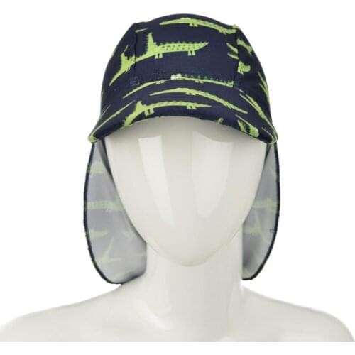 Navy blue Male Child Sun Hat