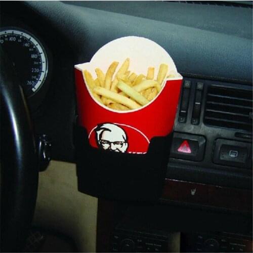French fry holder car bracket stowing universal tidying chips cup rack interior storage box glove bucket phone holder 1set