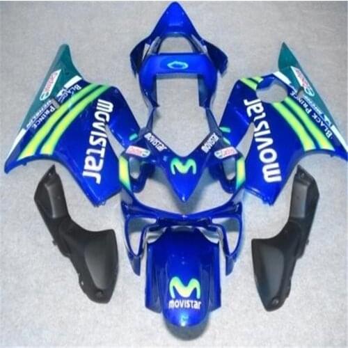 Customize motorcycle Parts for HONDA CBR600 F4I 01 02 03 CBR 600F4i Blue Green Fairings Kit cbr 600 f4i 2001 2002 2003 Bodyworks