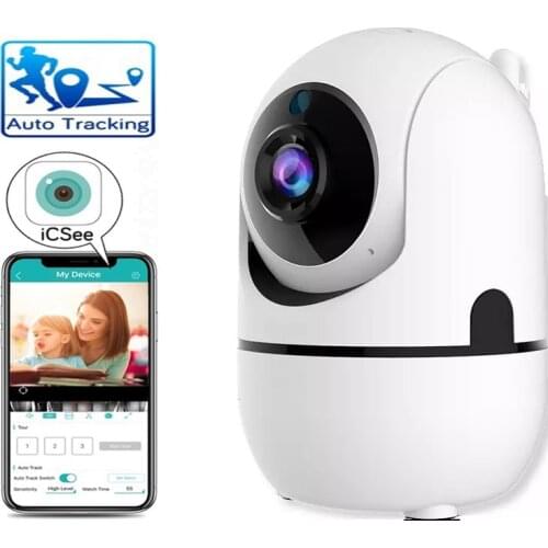 Wouwon Auto Track iCSee XMEyeApp 1080P IP Camera Surveillance Security Baby Monitor WiFi Camera Mini CCTV Indoor Home Camera