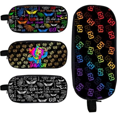 3D Rapper 6ix9ine Makeup Bag Cosmetic Bag Pencil Case Tekashi 69 Storage School Supplies Stationery Zipper Album GOOBA Pouch