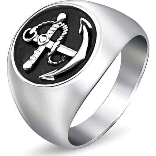 Christian Camargue Cross Standard Ring for Men Fashion Creative Personality Religious Party Finger Jewelry Accessories Anillos