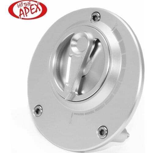 For SUZUKI GSXR750 GSX R750 Motorcycle Fuel Tank Cap CNC Aluminum Keyless Twist off Nimble Quick Lock Gas Cover 2004-2017 2018