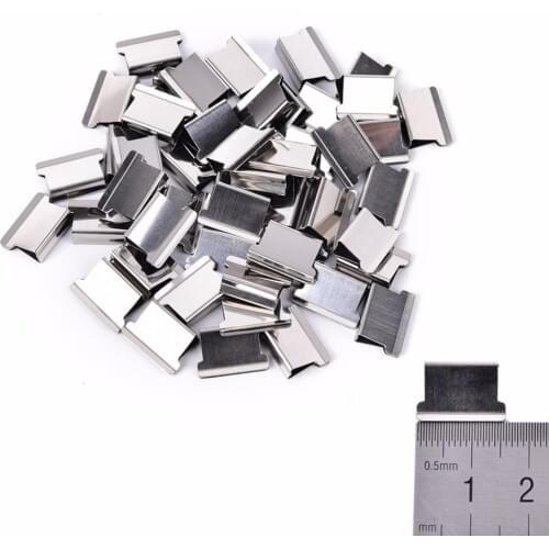 50Pcs Mini Metal Paper Stationery School Office Paper Document Binder Clips Office Learning Supplies