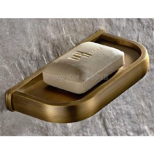 Wall Mounted Soap Dishes Antique Brass Soap Holder Soap Basket Bathroom Accessories Bath Hardware tba175