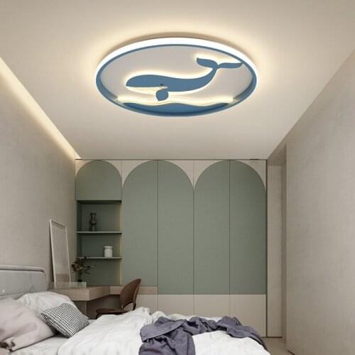 NEO Gleam Surface Mounted Modern Led Ceiling Lights for Kids Children Room bedroom study Blue/Pink Color Ceiling lamp fixtures