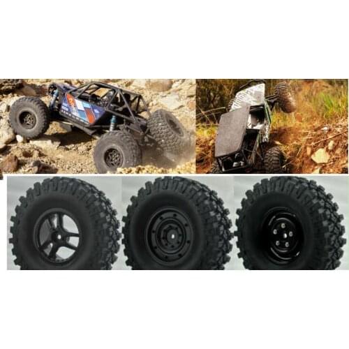 NEW 108mm 1.9" RC Rock Cralwer Off Road Wheels/Tires For 1/10 Axial SCX10 Cherokee Defender D90 D110 Tamiya cc01 RC8WD TF2 G2