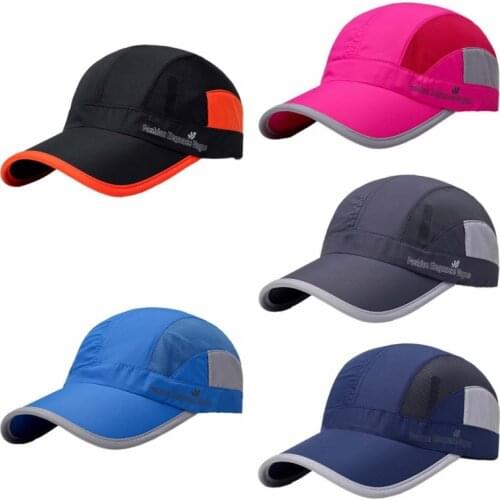New Mountaineering Cap Men\s Printing Letters Quick Dry Mesh Sports Running Hat Ladies Visor