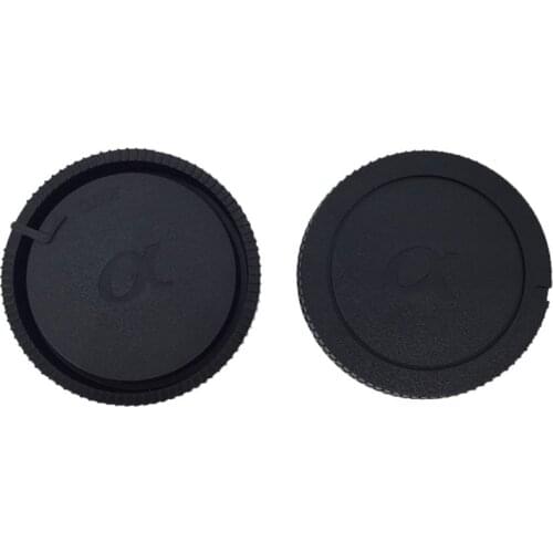 Plastic Rear Back Lens Cover Camera Front Body Cap for Sony Alpha Minolta DSLR MA Mount Camera Lens Accessories QX2B