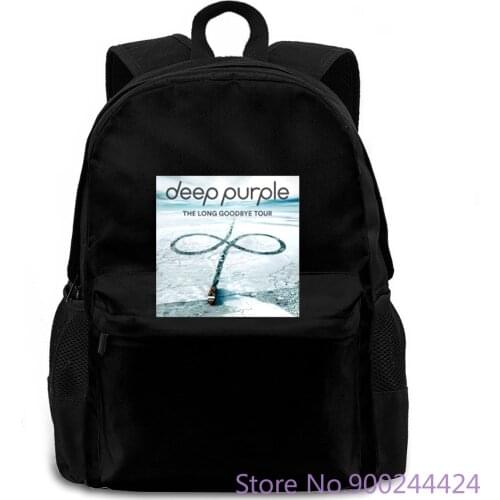 New Deep Purple The Long Goodbye Tour Rock Legend White Novelty women men backpack laptop travel school adult student