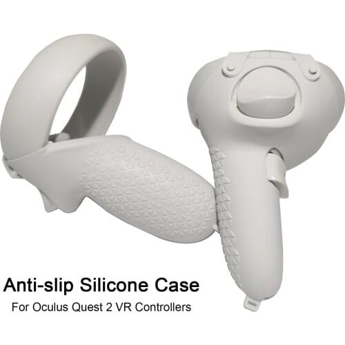 Silicone Handle Grip Cover For Oculus Quest 2 VR Headset Touch Controller Protective Case Non-slip Shell Accessories For Quest2