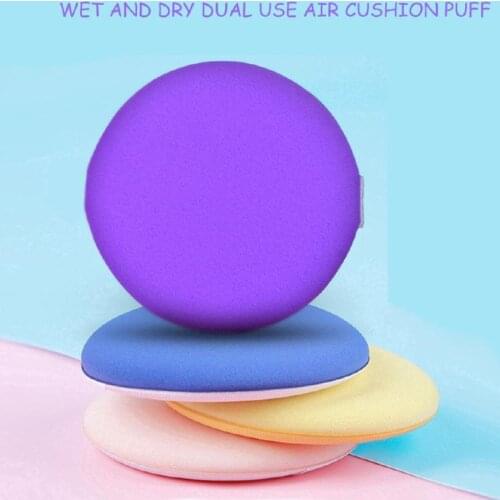 1PC Air Cushion Puff Powder Makeup Sponge Facial Contour Smooth Wet Dry Make Up Beauty Tools Circular Foundation Cosmetic Puff