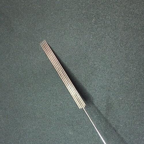 200Pcs 5F Tattoo needles for Permanent Makeup Machine Microblading Needle Pins for Eyebrow Eyeliner Lips Suitable for Needle Tip