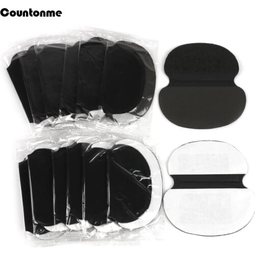 20Pcs=10Pairs non-woven fabrics Disposable Armpit Sweat Pads Black Absorbent Guards Antiperspirant Deodorant Keep Dry Stickers
