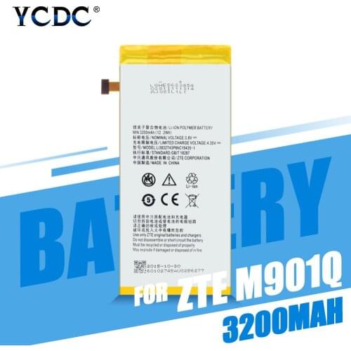 Replacement Battery Li3832T43P6hC15435-1 For ZTE Grand Memo II X Max M901Q M901C Z787 3.8V 3200mAh Lithium Batteries