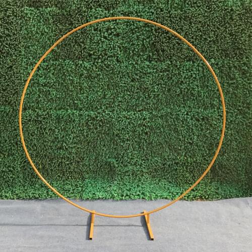 Iron Round Metal Arch Garden Balloon Flower Arch Indoor and Outdoor Weeding Birthday Party Decoration Stand Wall Shelf