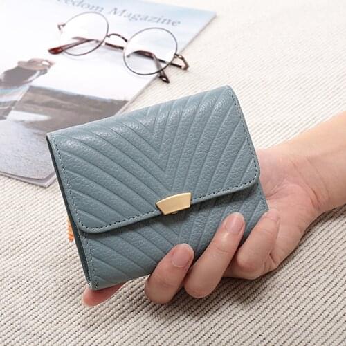 Real Leather Woman Wallet Large-capacity Genuine Leather Mid-length Trendy Wallet Two Fold Clutch Bag