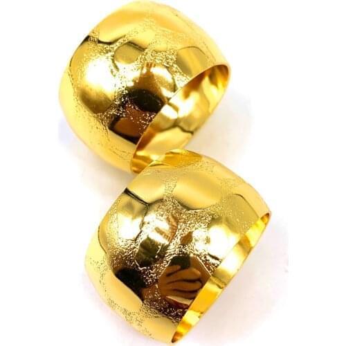10PCS/Metal Napkin Ring Modern Simple Napkin Holder Gold Napkin Ring Tabletop Decoration Used for Party Hotel Wedding Banquet