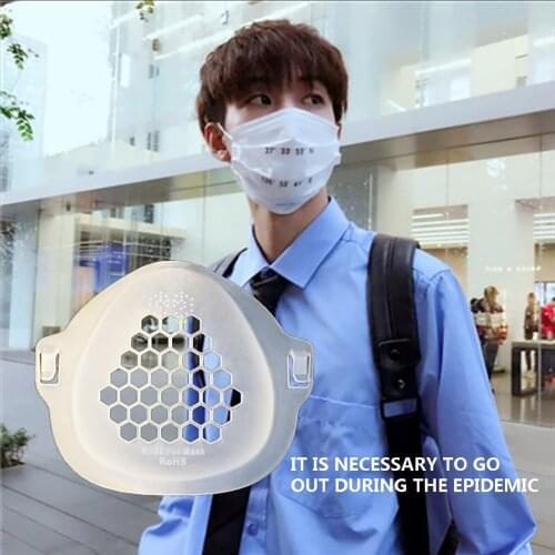 2020 Food Grade Silicone Mask Holder Accessory Increases Breathing Space Marco De Soporte Interno De Silicona D80