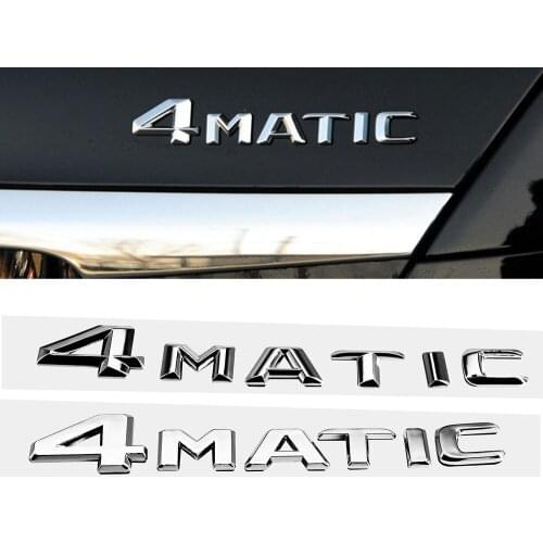 3D Car Rear Trunk Stickers 4MATIC Emblem Decor Sticker For Mercedes Benz GT C E S Class W246 W204 W205 W210 W211 W212 W213 GLB