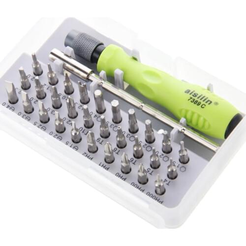 Aisilin 32 in 1 Multi-bits Interchangeable Screwdriver Repair Tool Set for iPhone 6 & 6S / iPhone 5 & 5S / Mobile Phone