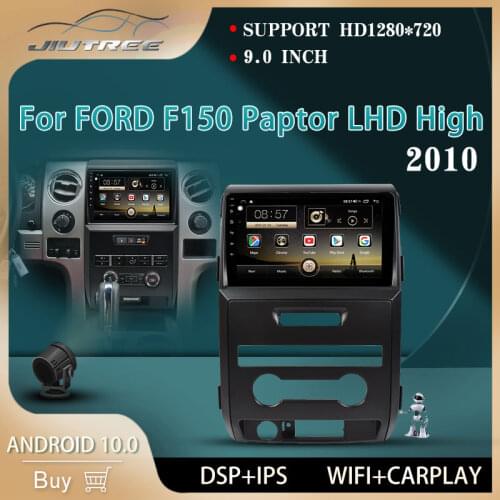 Android 10.0 Car Radio Player For Ford F150 Raptor 2010 LHD High 9INCH DSP Car multimedia player Auto Carplay USB