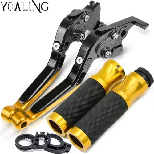 FOR YAMAHA YZF R1 2004 2005 2006 2007 2008 YZF-R1 Motorcycle Accessories handle handlebar grips ends Folding Brake Clutch Levers