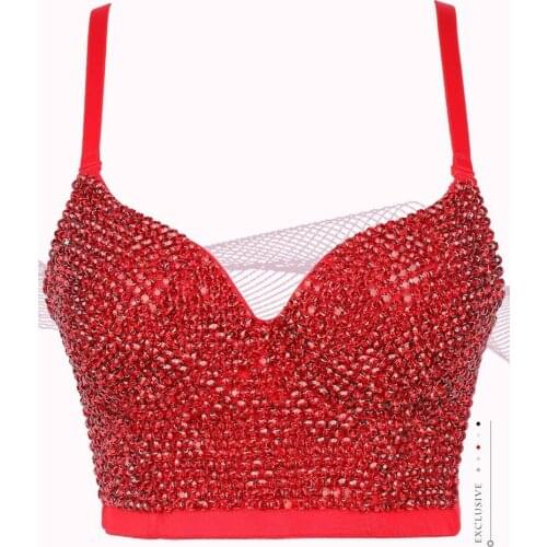 Women Sexy Lingerie Exotic Tank Tops Push Up Bras Strap Bustier Corset Crop Tops Plus Size Vest Bralette Nightclub Bar Dancewear