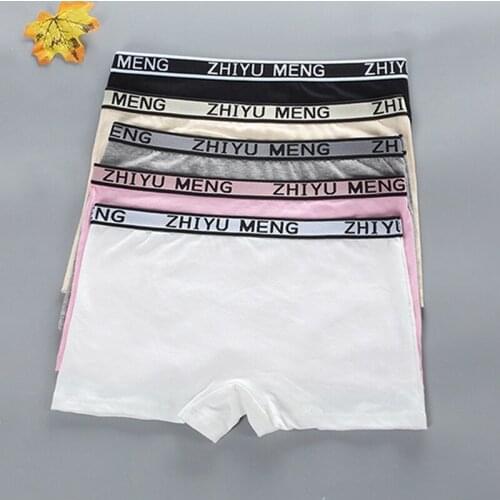 Cotton Girls Panties Boxer Briefs Kids Underwear Children Panties Breathable Teen Underpants Boxer 8-14T Calcinhas Infantis