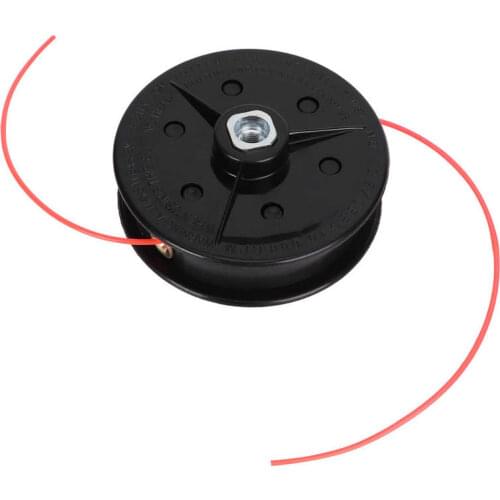 Line Trimmer Head Lawn Mower Parts Garden Tool Accessories Sturdy Durable Nut-Type Black Garden Tools Accessories