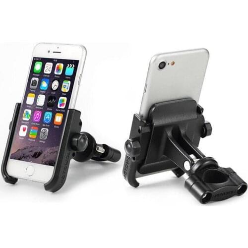 Aluminium Alloy Motorcycle Modified Phone Holder Cool Styling 360° Rotation Bracket