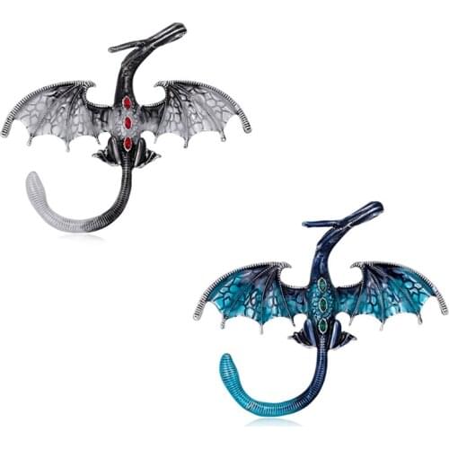 New Style Personalized Enamel Brooches Animal Dragon Lapel Pin Brooches Women Men Gift Brooch