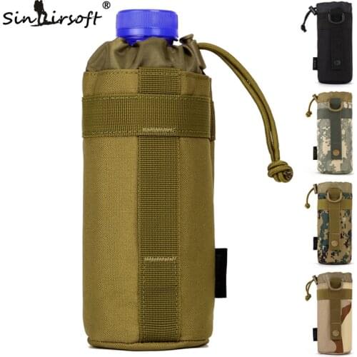 SINAIRSOFT Tactical Backpack Outdoor Sport MOLLE Water Bags Pouch Army Nylon Water Kettle Accessories Camping hunting LY0016