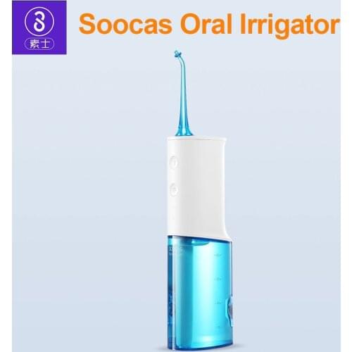 SOOCAS W3 Oral Irrigator Portable USB Rechargeable Water Dental Flosser Water Jet 2200mAh For Cleaning Teeth