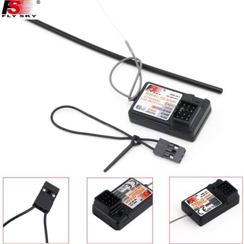 Flysky FS-GR3E 3 Channel 2.4G GR3E Receiver with Failsafe GT3B GR3C Upgrade waterproof for RC Car Truck Boat GT3 GT2 Transmitter