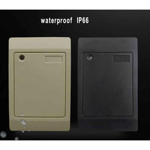 RFID EM ID reader 125K black / buff colour waterproof IP66 wiegand 26/34 output Access Control sn:A2D