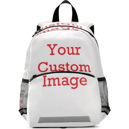 New Children Backpacks DIY Custom Picture Girls Boys School Bags Toddler Kids Neoprene Schoolbag Kindergarten Cartoon Pouch