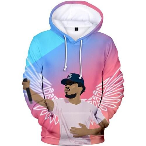 Chance The 3D Hoodies Sweatshirts Men/Women Fashion Clothing Oversized Autumn Winter Hooded Harajuku Hip Hop Sweatshirts Hoodie